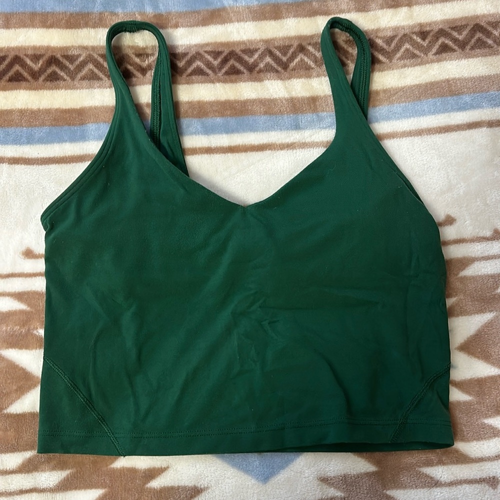lululemon athletica Green Tank Top